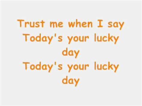 lucky day sasha lyrics